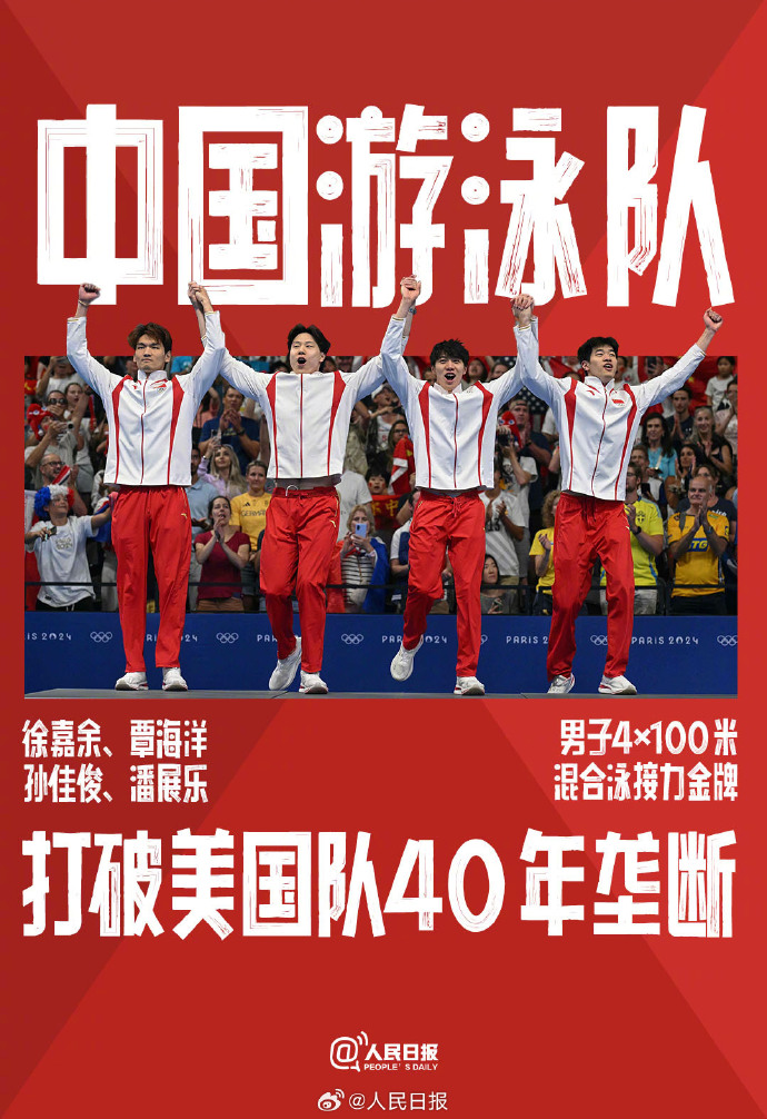 中国健儿巴黎奥运赛场震撼夺冠 创历史突破震撼